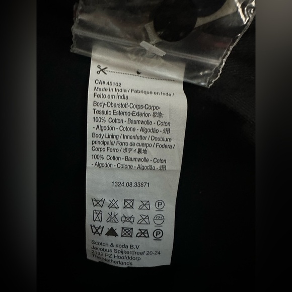 Maison Scotch Black and Red Embroidered Vest size 1 - Picture 10 of 12